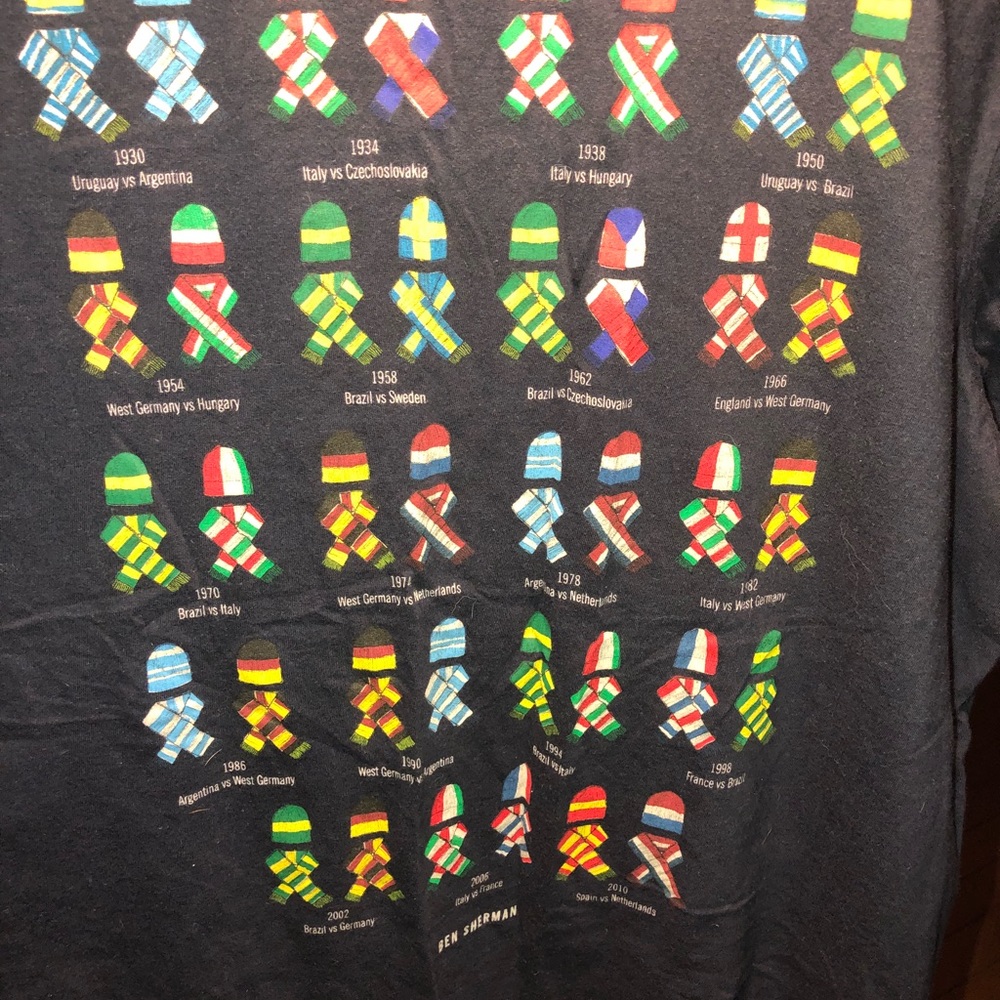 Ben Sherman Nations Flags against one another